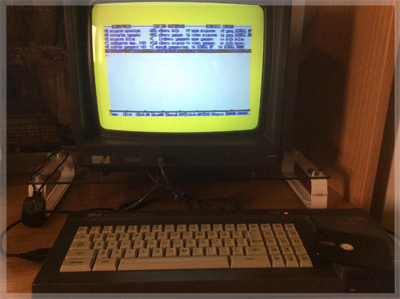 CPC6128 running a word processing software (from my collection)... CPC6128 running a word processing software (from my collection)...