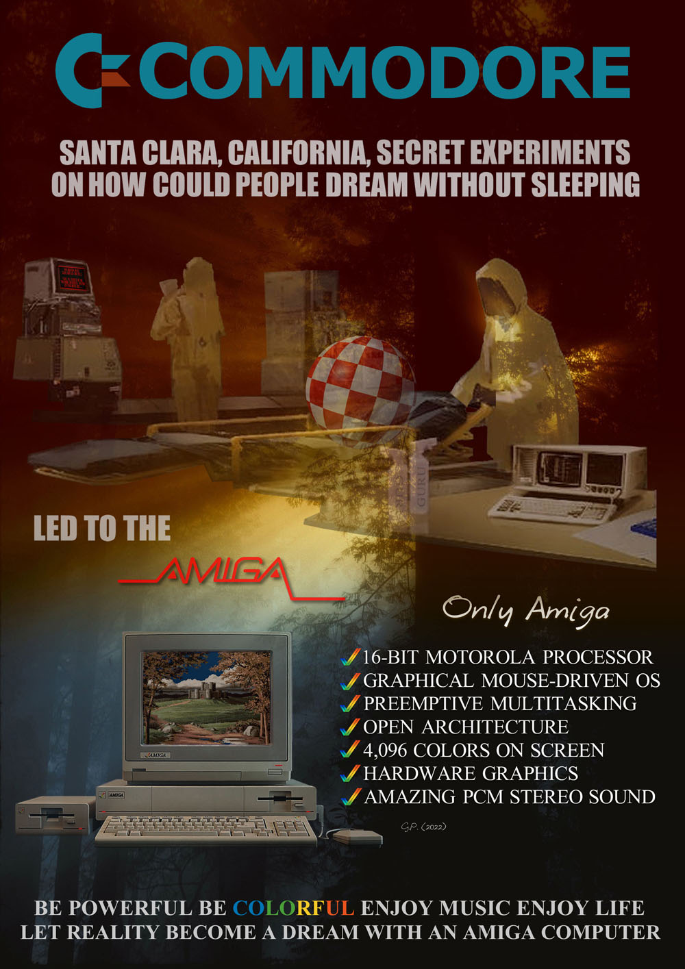Amiga 1000 Poster Amiga 1000 Poster