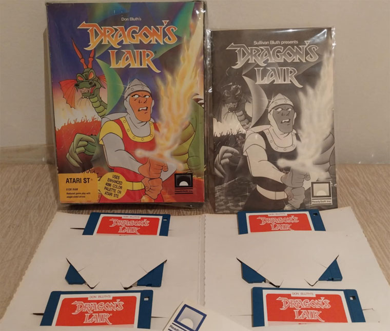 Dragon's Lair I for Atari ST Dragon's Lair I for Atari ST